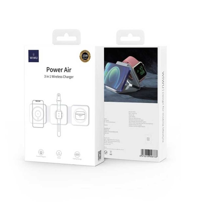 Wiwu Power Air  3in1 Wireless Charger - Image 3